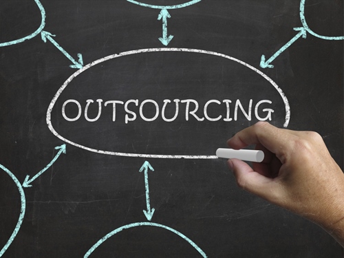 Artikelgebend ist Outsouring in kleinen und mittelständischen Unternehmen